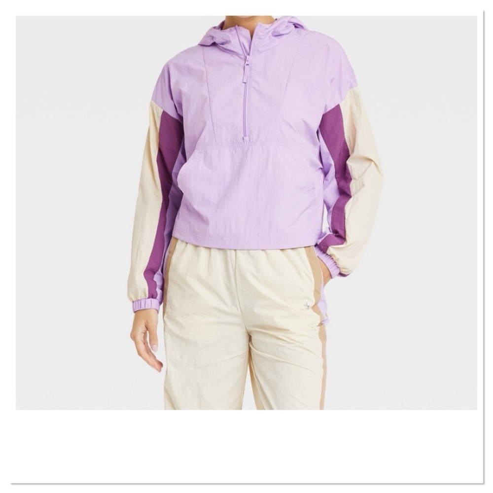 Women’s Pullover Windbreaker Jacket Joylab Purple